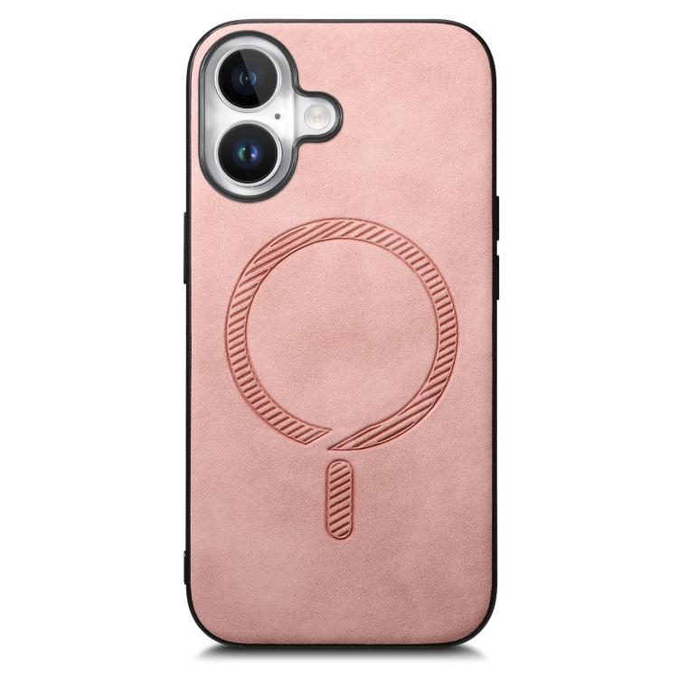Solid Color Retro Magsafe PU Back Cover Phone Case, For iPhone 16 Plus, For iPhone 16, For iPhone 15 Pro Max
