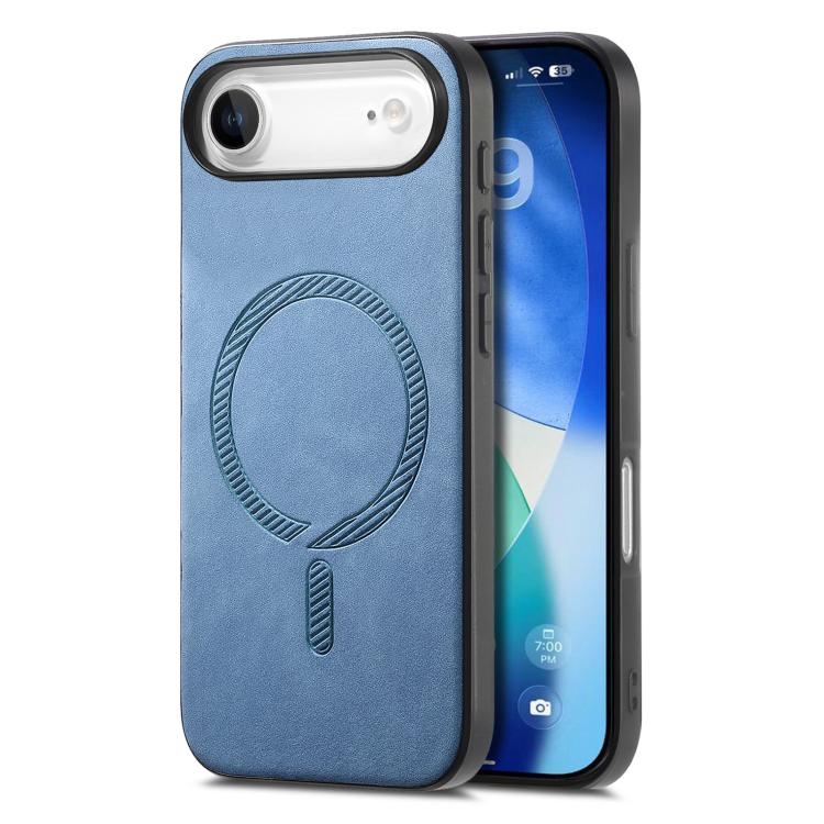 Solid Color Retro Magsafe PU Back Cover Phone Case, For iPhone 16 Plus, For iPhone 16, For iPhone 15 Pro Max