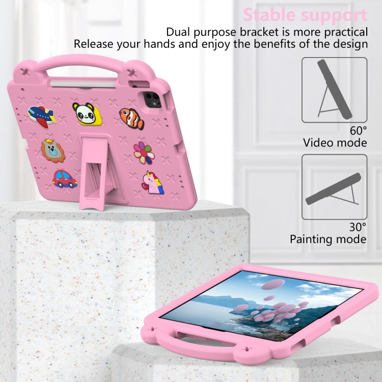 Handle Kickstand Children EVA Shockproof Tablet Case, For iPad Air 11 2025 / 2024, For iPad Air 13 2025 / 2024, For iPad Pro 13 2024, For iPad Pro 11 2024
