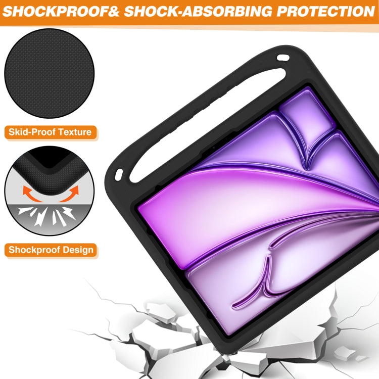 Handle EVA Shockproof Tablet Case with Holder, For iPad Air 11 2025 / 2024 / Pro 11 2024, For iPad Air 13 2025 / 2024, For iPad Pro 13 2024