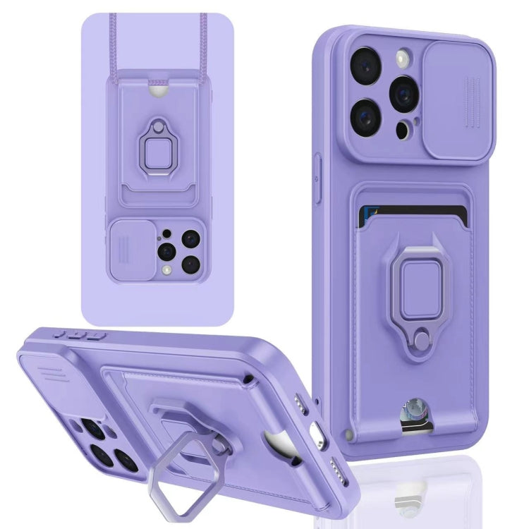Sliding Camshield Magnetic Card Holder Silicone Phone Case, For iPhone 14 Pro Max, For iPhone 7 / 8 / SE 2022, For iPhone 13 Pro Max, For iPhone 13 Pro