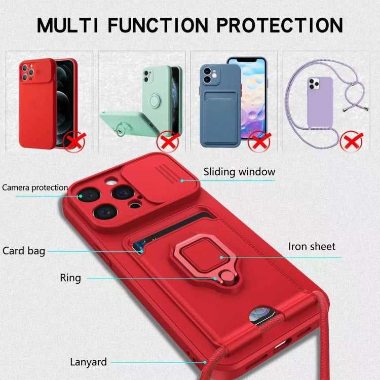 Sliding Camshield Magnetic Card Holder Silicone Phone Case, For iPhone 11 Pro Max, For iPhone 11, For iPhone 11 Pro, For iPhone X / XSS