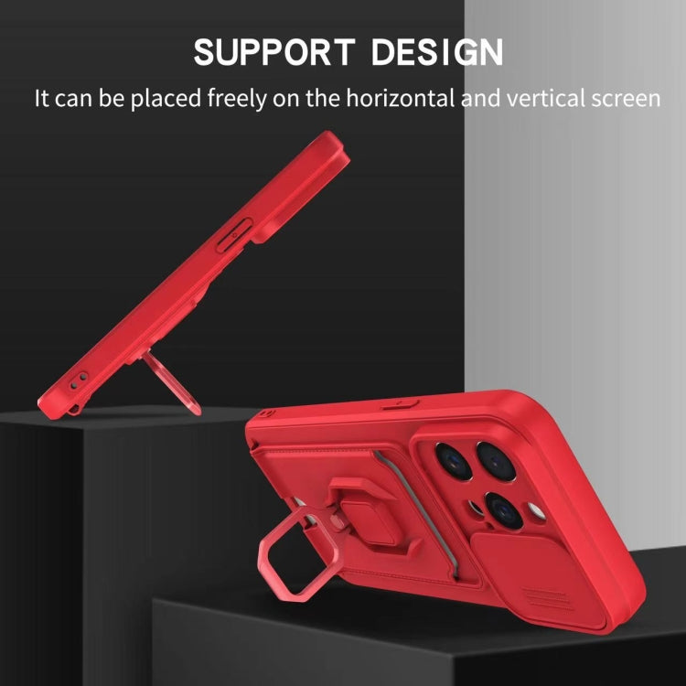 Sliding Camshield Magnetic Card Holder Silicone Phone Case, For iPhone 16, For iPhone 15 Pro Max, For iPhone 15 Pro, For iPhone 15 Plus