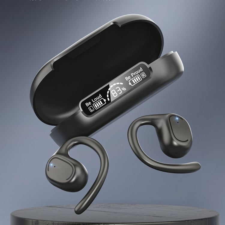 S200 Waterproof In-ear Wireless Sports Bluetooth Earphone with LED Digital Display