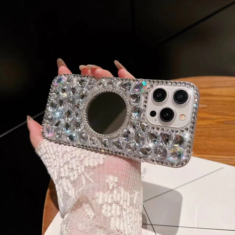 Mirror Handmade Bling Rhinestone PC Phone Case, For iPhone 12 Pro Max, For iPhone 12 Pro, For iPhone 12 mini, For iPhone 11 Pro Max, For iPhone 11, For iPhone 11 Pro