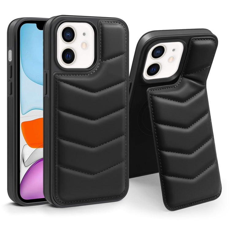 Down Jacket Card Bag Holder MagSafe Phone Case, For iPhone 11