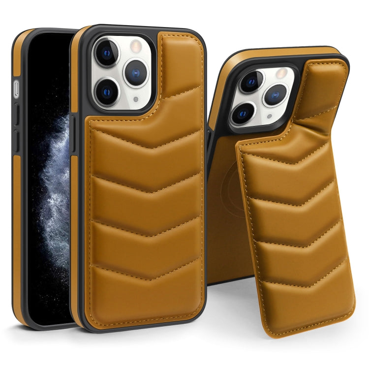 Down Jacket Card Bag Holder MagSafe Phone Case, For iPhone 12 Pro Max, For iPhone 12 Pro, For iPhone 11 Pro Max