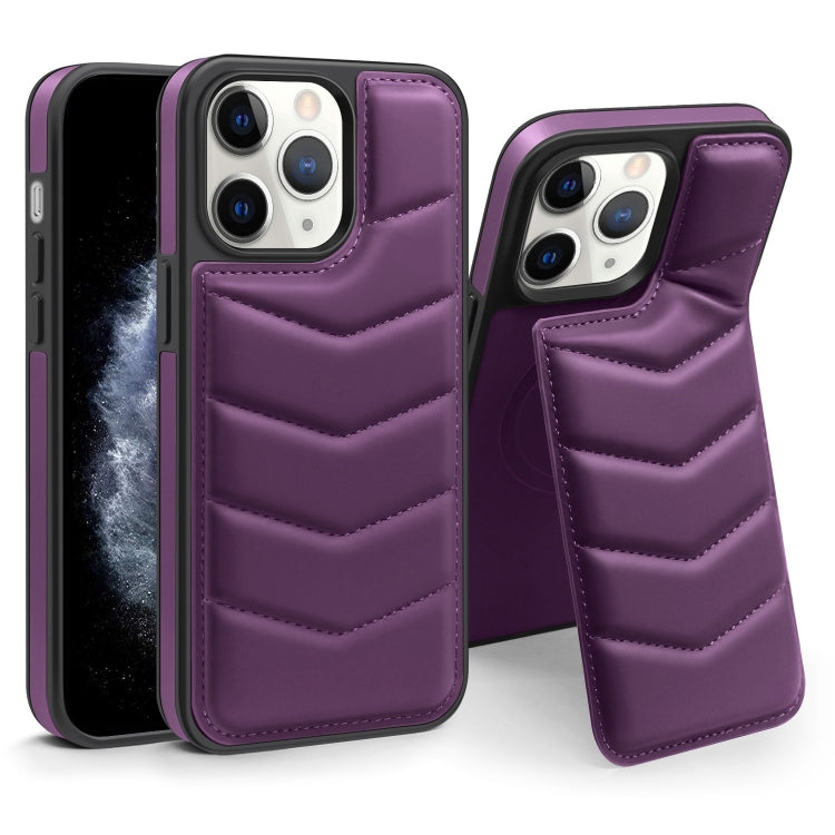 Down Jacket Card Bag Holder MagSafe Phone Case, For iPhone 12 Pro Max, For iPhone 12 Pro, For iPhone 11 Pro Max