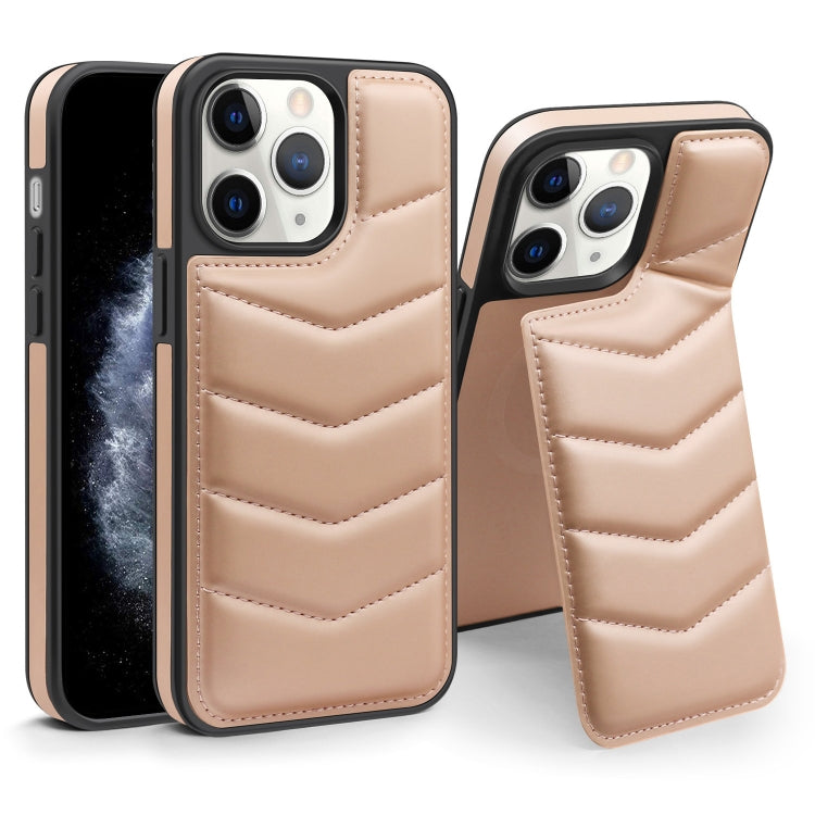 Down Jacket Card Bag Holder MagSafe Phone Case, For iPhone 12 Pro Max, For iPhone 12 Pro, For iPhone 11 Pro Max