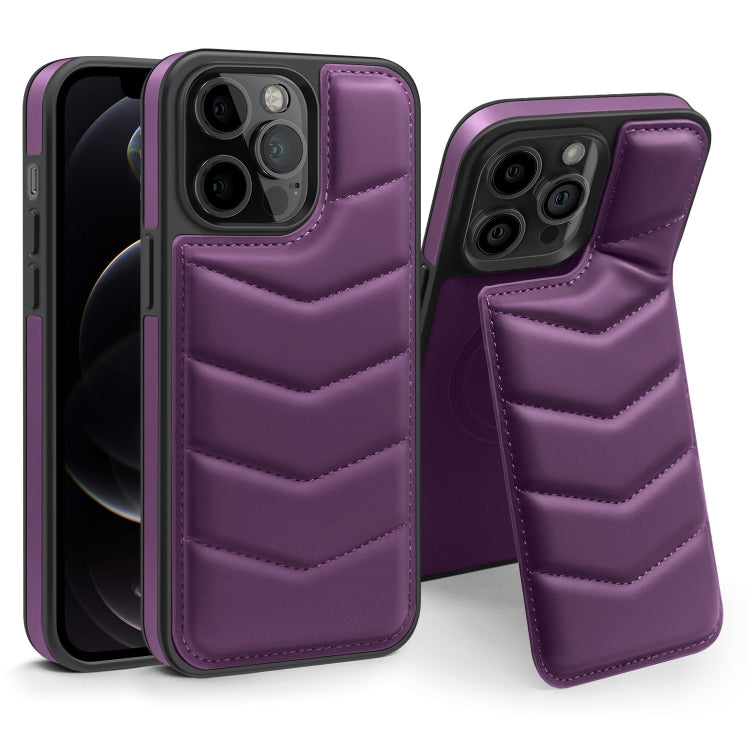 Down Jacket Card Bag Holder MagSafe Phone Case, For iPhone 12 Pro Max, For iPhone 12 Pro, For iPhone 11 Pro Max