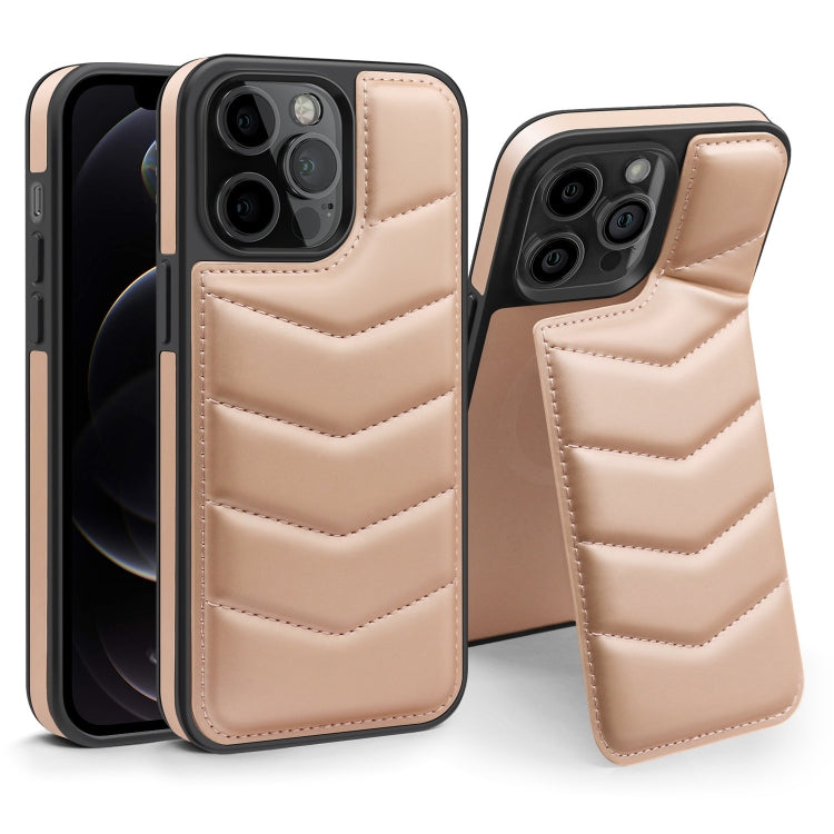 Down Jacket Card Bag Holder MagSafe Phone Case, For iPhone 12 Pro Max, For iPhone 12 Pro, For iPhone 11 Pro Max