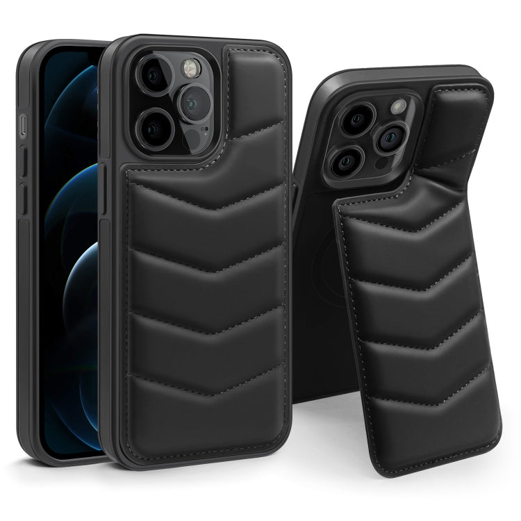 Down Jacket Card Bag Holder MagSafe Phone Case, For iPhone 12 Pro Max, For iPhone 12 Pro, For iPhone 11 Pro Max