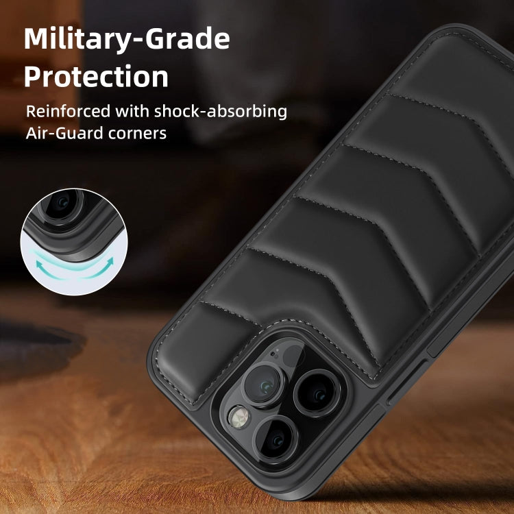 Down Jacket Card Bag Holder MagSafe Phone Case, For iPhone 12 Pro Max, For iPhone 12 Pro, For iPhone 11 Pro Max