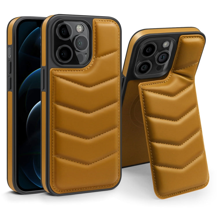 Down Jacket Card Bag Holder MagSafe Phone Case, For iPhone 12 Pro Max, For iPhone 12 Pro, For iPhone 11 Pro Max