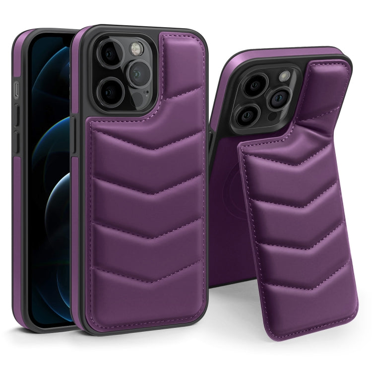 Down Jacket Card Bag Holder MagSafe Phone Case, For iPhone 12 Pro Max, For iPhone 12 Pro, For iPhone 11 Pro Max