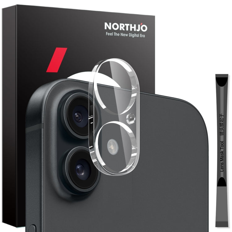 NORTHJO Camera Lens Protector 3D HD Tempered Glass Film, For iPhone 17 Pro Max, For iPhone 17 Pro, For iPhone 17, For iPhone 17 Air, For iPhone 16e, For iPhone 16 Pro / 16 Pro Max, For iPhone 16 / 16 Plus, For iPhone 15 Pro / 15 Pro Max...