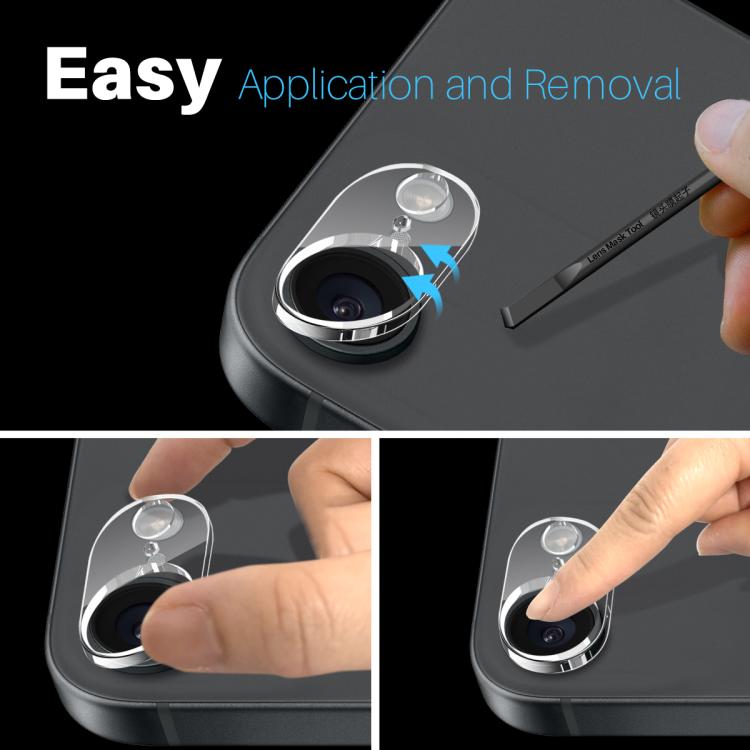 NORTHJO Camera Lens Protector 3D HD Tempered Glass Film, For iPhone 17 Pro Max, For iPhone 17 Pro, For iPhone 17, For iPhone 17 Air, For iPhone 16e, For iPhone 16 Pro / 16 Pro Max, For iPhone 16 / 16 Plus, For iPhone 15 Pro / 15 Pro Max...