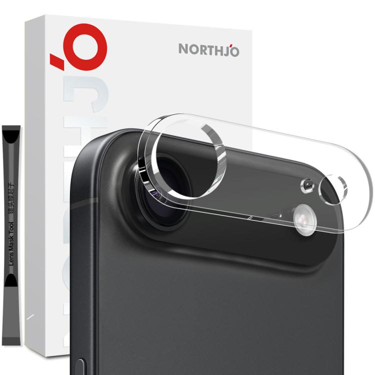 NORTHJO Camera Lens Protector 3D HD Tempered Glass Film, For iPhone 17 Pro Max, For iPhone 17 Pro, For iPhone 17, For iPhone 17 Air, For iPhone 16e, For iPhone 16 Pro / 16 Pro Max, For iPhone 16 / 16 Plus, For iPhone 15 Pro / 15 Pro Max...