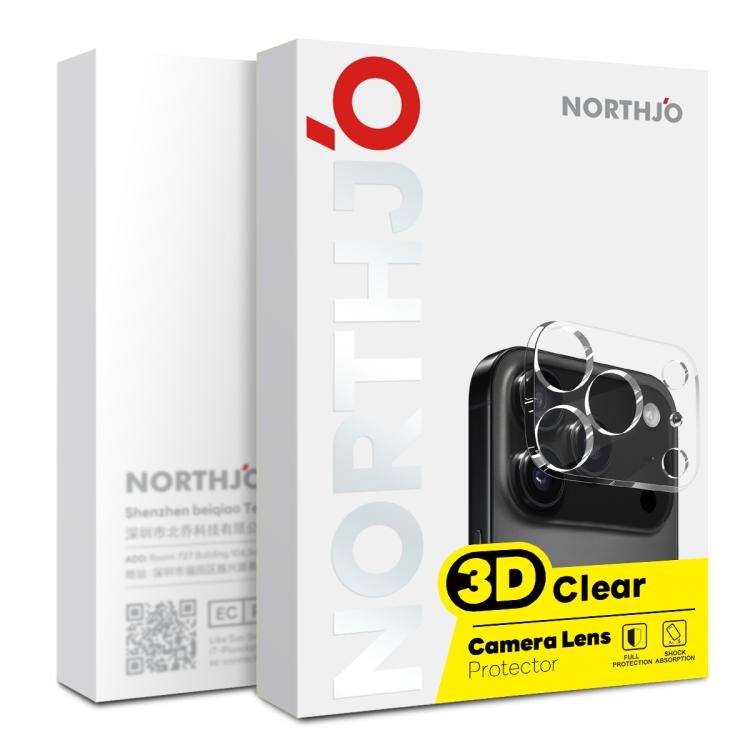 NORTHJO Camera Lens Protector 3D HD Tempered Glass Film, For iPhone 17 Pro Max, For iPhone 17 Pro, For iPhone 17, For iPhone 17 Air, For iPhone 16e, For iPhone 16 Pro / 16 Pro Max, For iPhone 16 / 16 Plus, For iPhone 15 Pro / 15 Pro Max...
