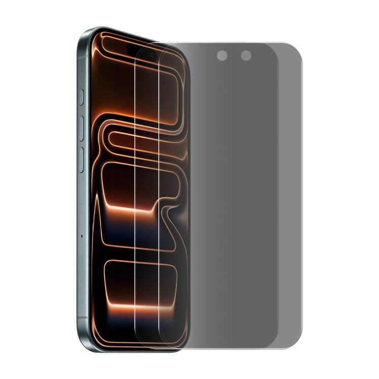 2pcs ENKAY Hat-Prince 28 Degree Anti-peeping Privacy Tempered Glass Film, For iPhone 17 Pro Max, For iPhone 17 Pro, For iPhone 17, For iPhone 17 Air, For iPhone 16 Pro Max, For iPhone 16 Pro, For iPhone 16 Plus, For iPhone 16, For iPhone 15 Pro Max...