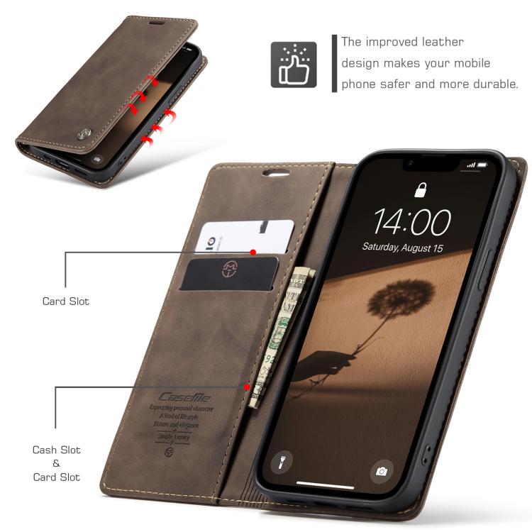 CaseMe 013 Multifunctional Horizontal Flip Leather Phone Case, For iPhone 16 Pro Max, For iPhone 16 Pro, For iPhone 16 Plus, For iPhone 16