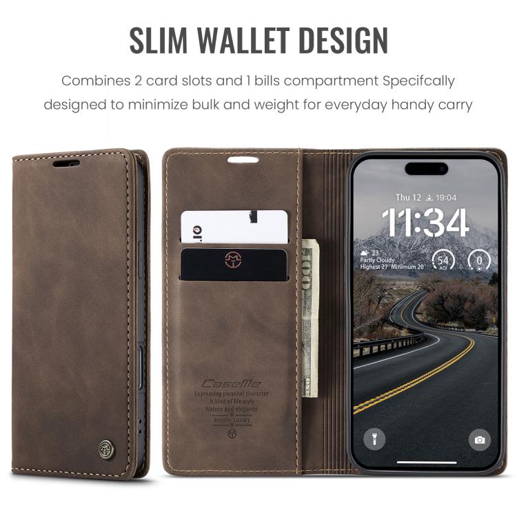 CaseMe 013 Multifunctional Horizontal Flip Leather Phone Case, For iPhone 16e
