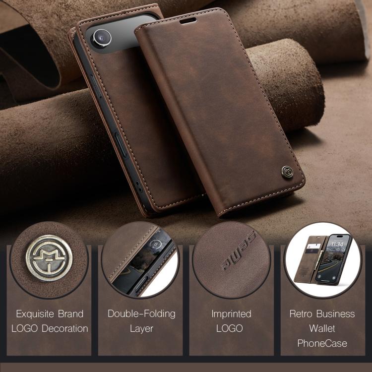 CaseMe 013 Multifunctional Horizontal Flip Leather Phone Case, For iPhone 16e