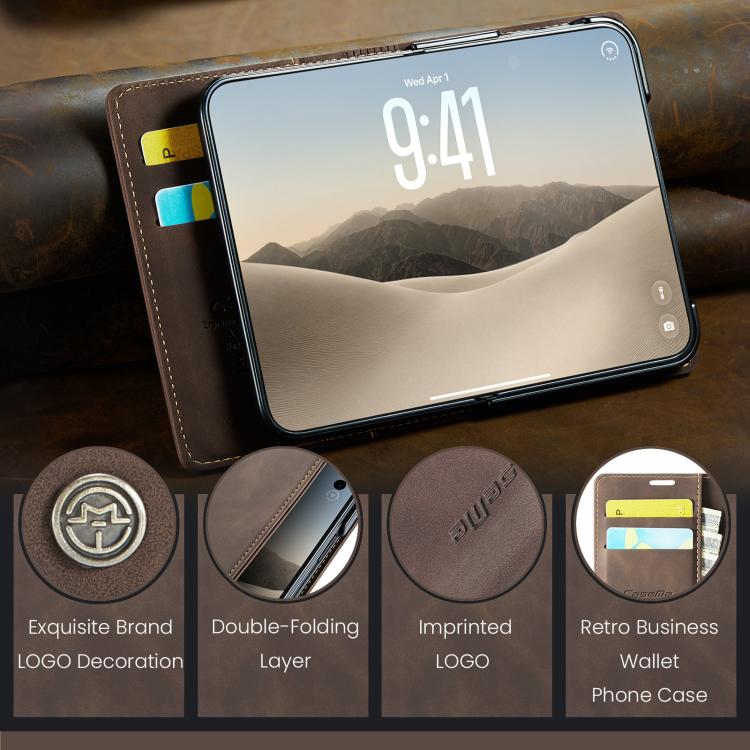 CaseMe 013 Multifunctional Horizontal Flip Leather Phone Case, For iPhone 16 Pro Max, For iPhone 16 Pro, For iPhone 16 Plus, For iPhone 16