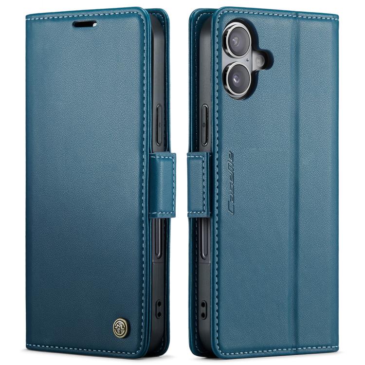 CaseMe 023 Butterfly Buckle Litchi Texture RFID Anti-theft Leather Phone Case, For iPhone 17e / 16e, For iPhone 17 Pro Max, For iPhone 17 Pro, For iPhone 17