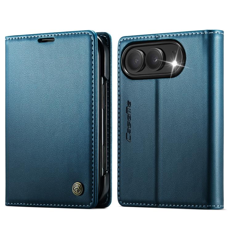CaseMe 023 Butterfly Buckle Litchi Texture RFID Anti-theft Leather Phone Case, For iPhone 17e / 16e, For iPhone 17 Pro Max, For iPhone 17 Pro, For iPhone 17
