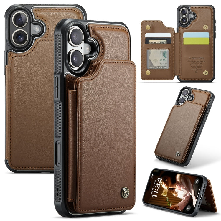 CaseMe C22 Card Slots Holder RFID Anti-theft Phone Case, For iPhone 16