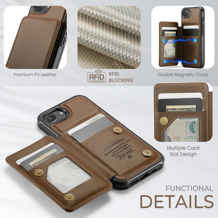 CaseMe C22 Card Slots Holder RFID Anti-theft Phone Case
