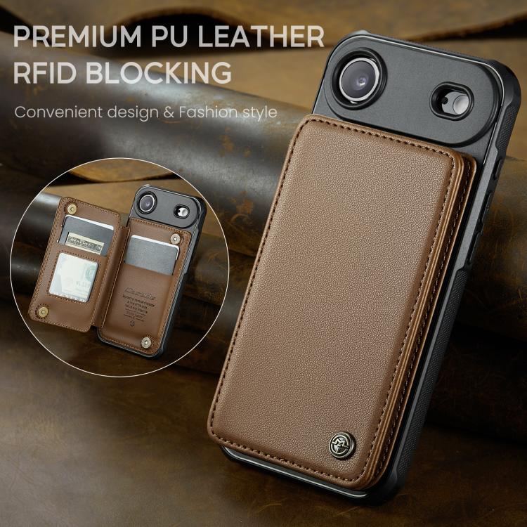 CaseMe C22 Card Slots Holder RFID Anti-theft Phone Case, For iPhone 16e, For iPhone 16 Pro Max, For iPhone 16 Pro, For iPhone 16 Plus