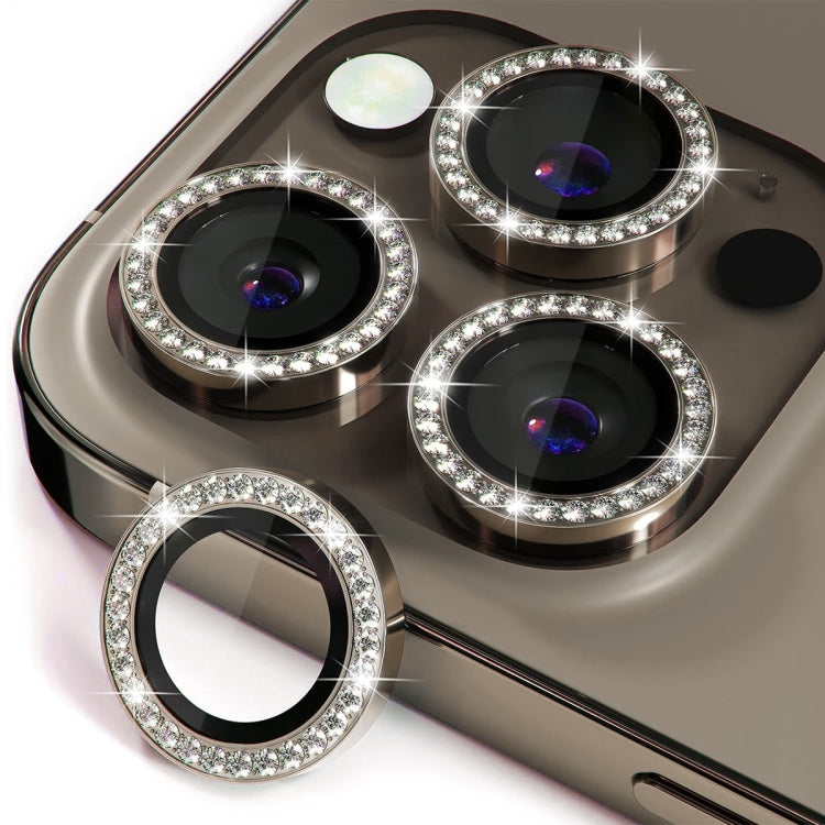 ENKAY AR Anti-reflection Individual Diamond Ring Camera Lens Glass Full Film, For iPhone 16 Pro / 16 Pro Max