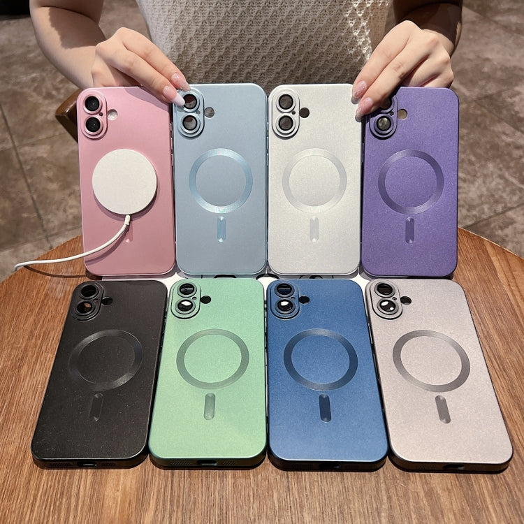 Metallic Paint Magsafe Liquid TPU Phone Case, For iPhone 15, For iPhone 14 Plus, For iPhone 14