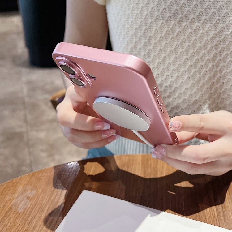 Metallic Paint Magsafe Liquid TPU Phone Case, For iPhone 15 Pro Max, For iPhone 15 Pro, For iPhone 15 Plus