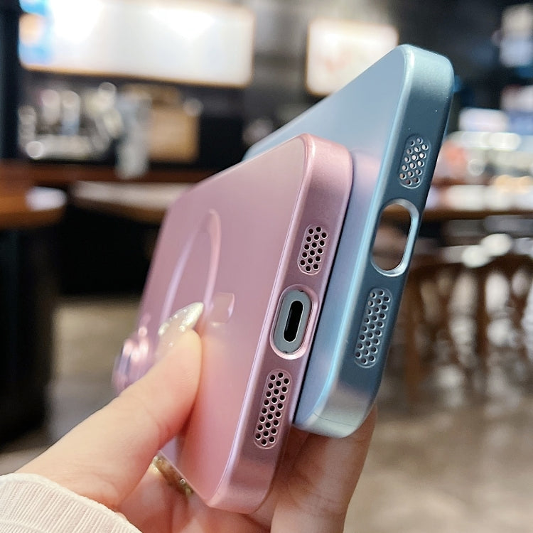 Metallic Paint Magsafe Liquid TPU Phone Case, For iPhone 14 Pro, For iPhone 14 Pro Max, For iPhone 13 Pro Max