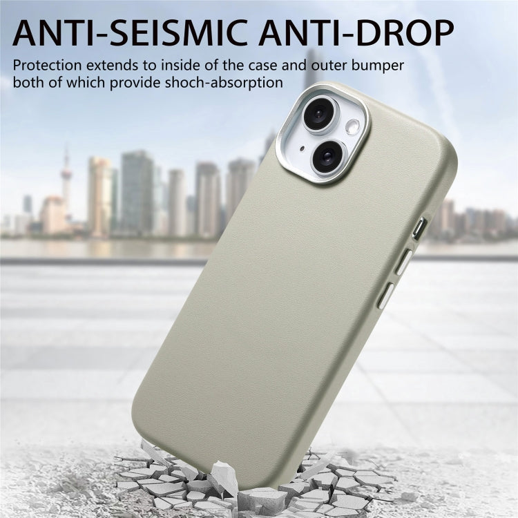 Electroplated Metal Button MagSafe Phone Case