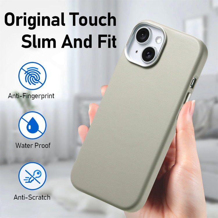 Electroplated Metal Button MagSafe Phone Case