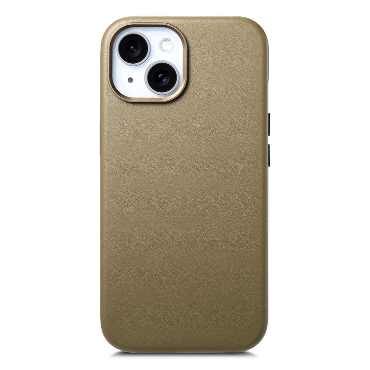 Electroplated Metal Button MagSafe Phone Case