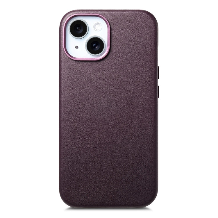 Electroplated Metal Button MagSafe Phone Case