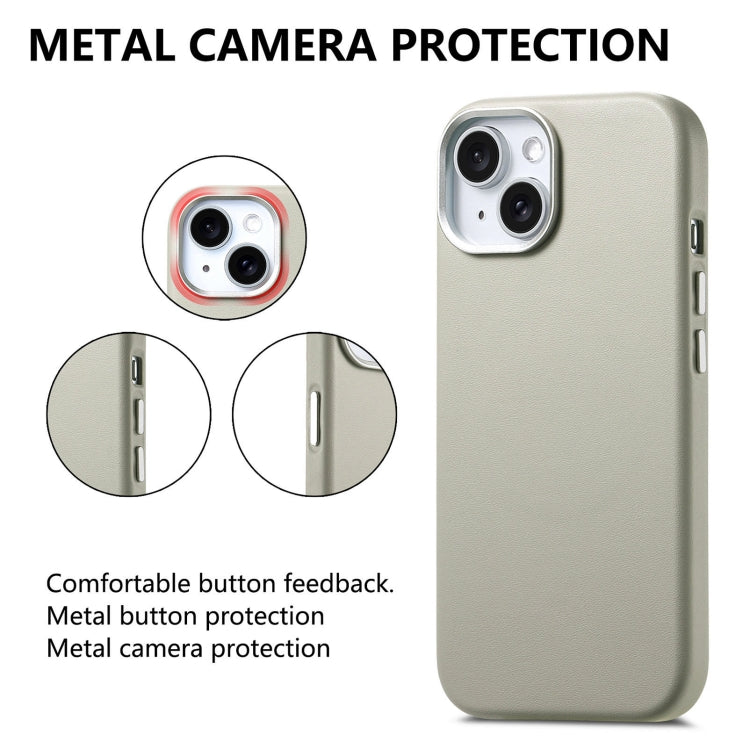 Electroplated Metal Button MagSafe Phone Case, For iPhone 13