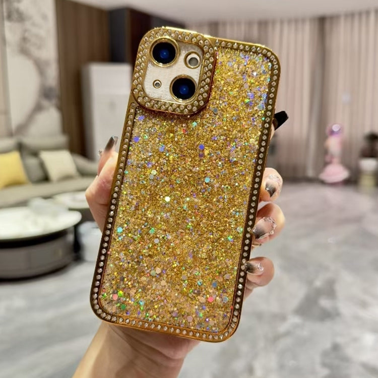Diamond Glitter Sequins TPU Phone Case, For iPhone 15, For iPhone 14 Plus, For iPhone 14, For iPhone 14 Pro