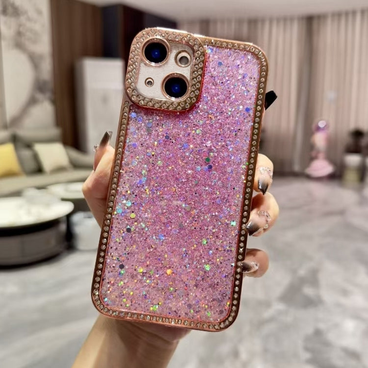 Diamond Glitter Sequins TPU Phone Case, For iPhone 15, For iPhone 14 Plus, For iPhone 14, For iPhone 14 Pro