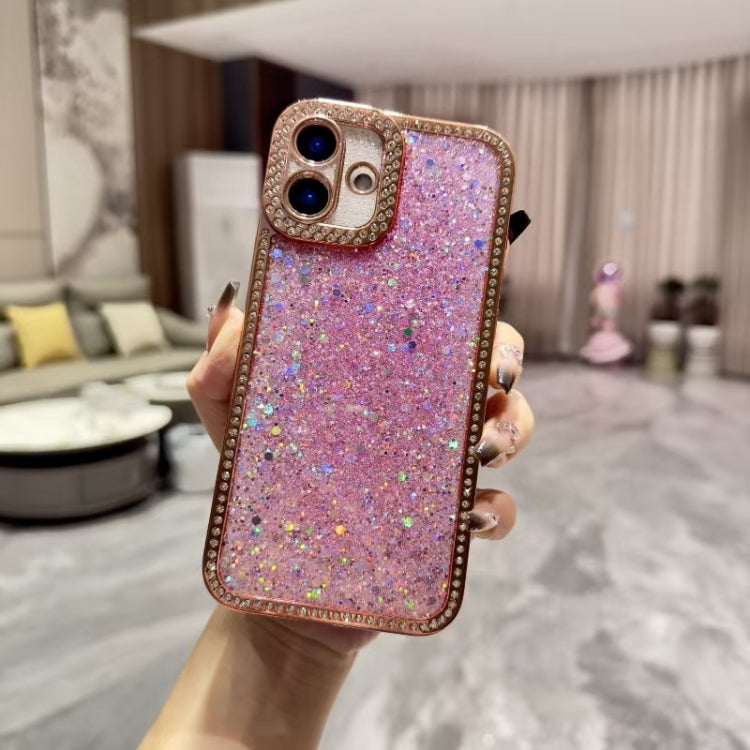 Diamond Glitter Sequins TPU Phone Case, For iPhone 16e, For iPhone 16 Pro Max, For iPhone 16 Pro, For iPhone 16 Plus