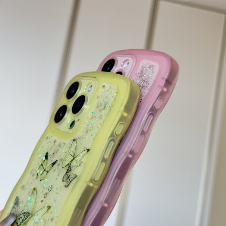 Crossbody Wave Edge Butterfly TPU Phone Case, For iPhone 12 Pro Max, For iPhone 12 Pro, For iPhone 11