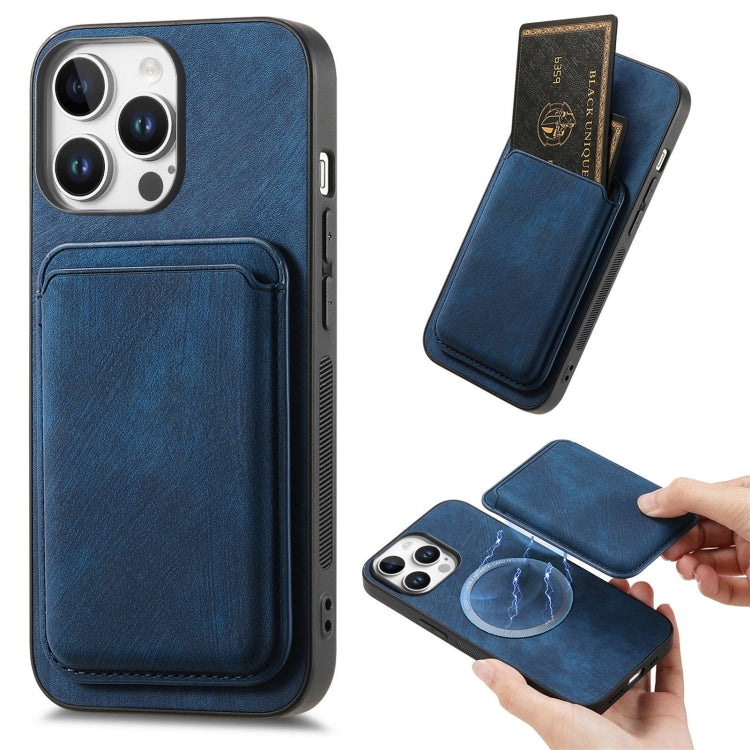Retro Leather Card Bag Magnetic Phone Case, iPhone 16e