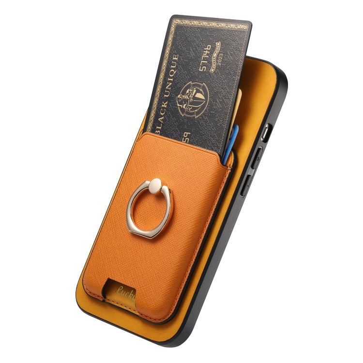 Retro Cross Leather Card Bag MagSafe Phone Case, For iPhone 15 Plus, For iPhone 15, For iPhone 14 Plus