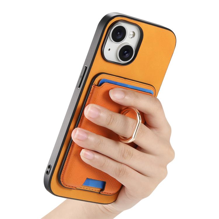 Retro Cross Leather Card Bag MagSafe Phone Case, For iPhone 13 Pro Max, For iPhone 13 Pro, For iPhone 13