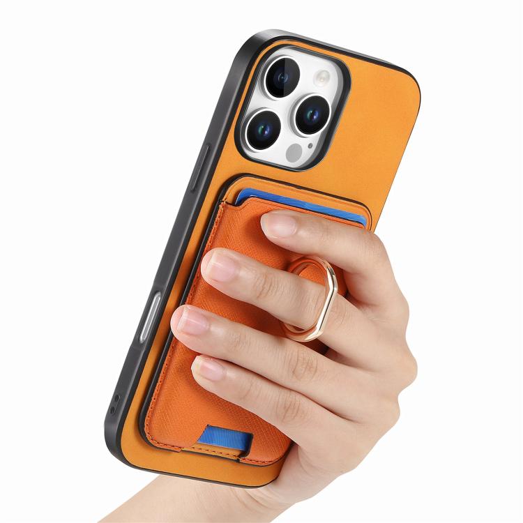 Retro Cross Leather Card Bag MagSafe Phone Case, For iPhone 12, For iPhone 12 Pro Max, For iPhone 12 Pro